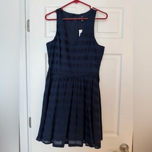 GAP Navy Striped Mini Dress